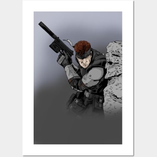 Solid Snake Posters and Art